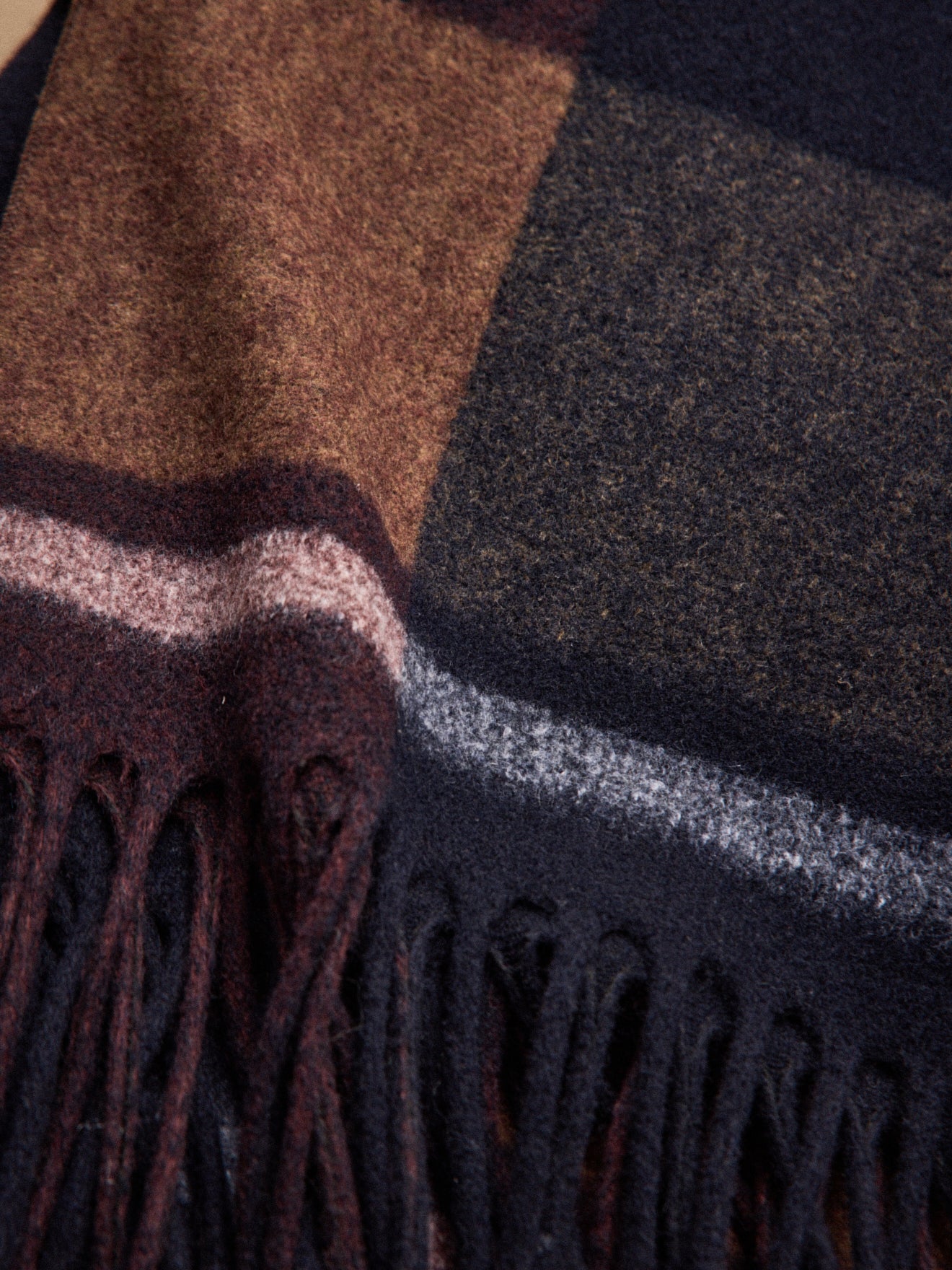 Poncho-Cape mit Fransen für Damen