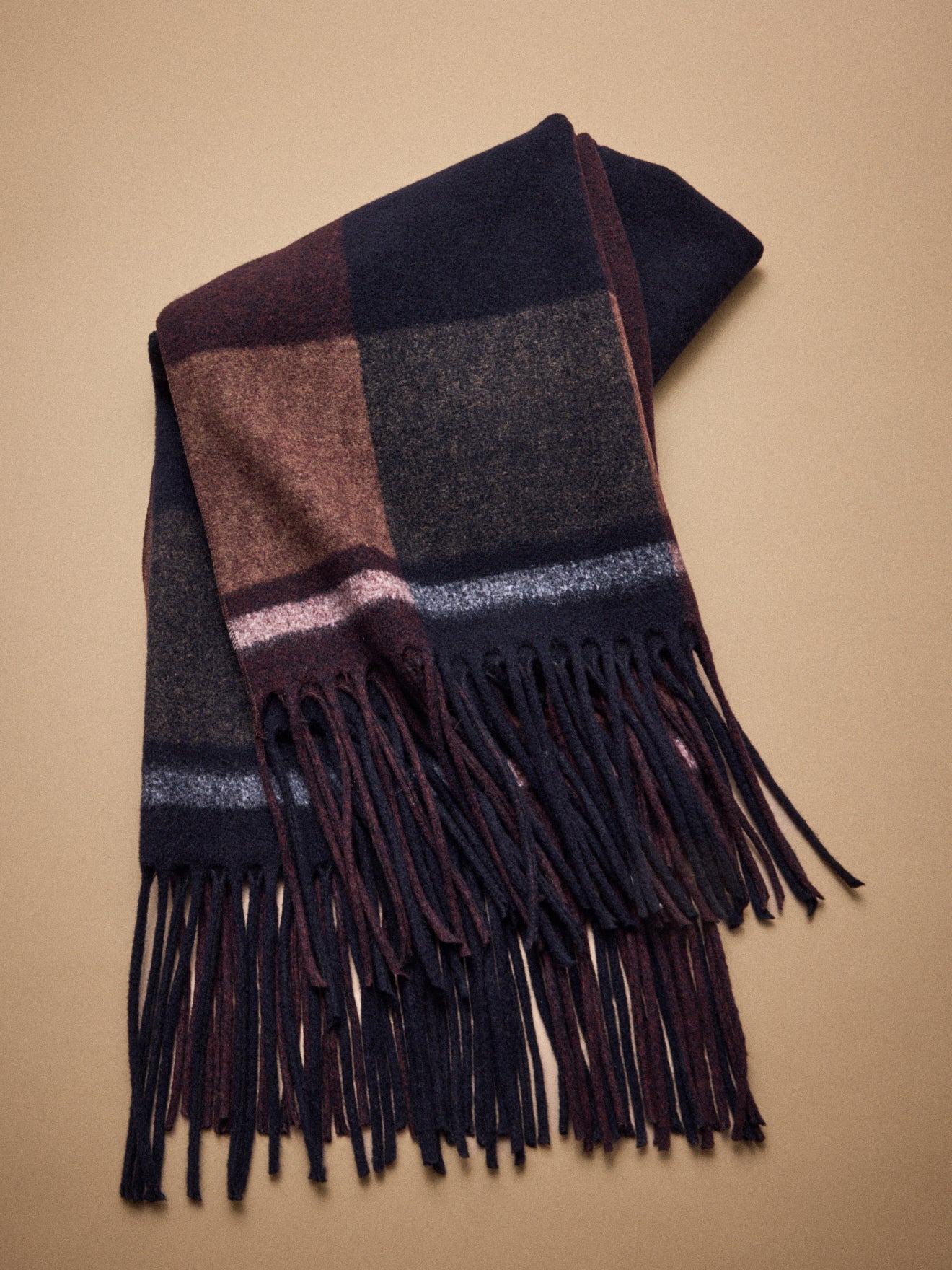 Poncho-Cape mit Fransen für Damen