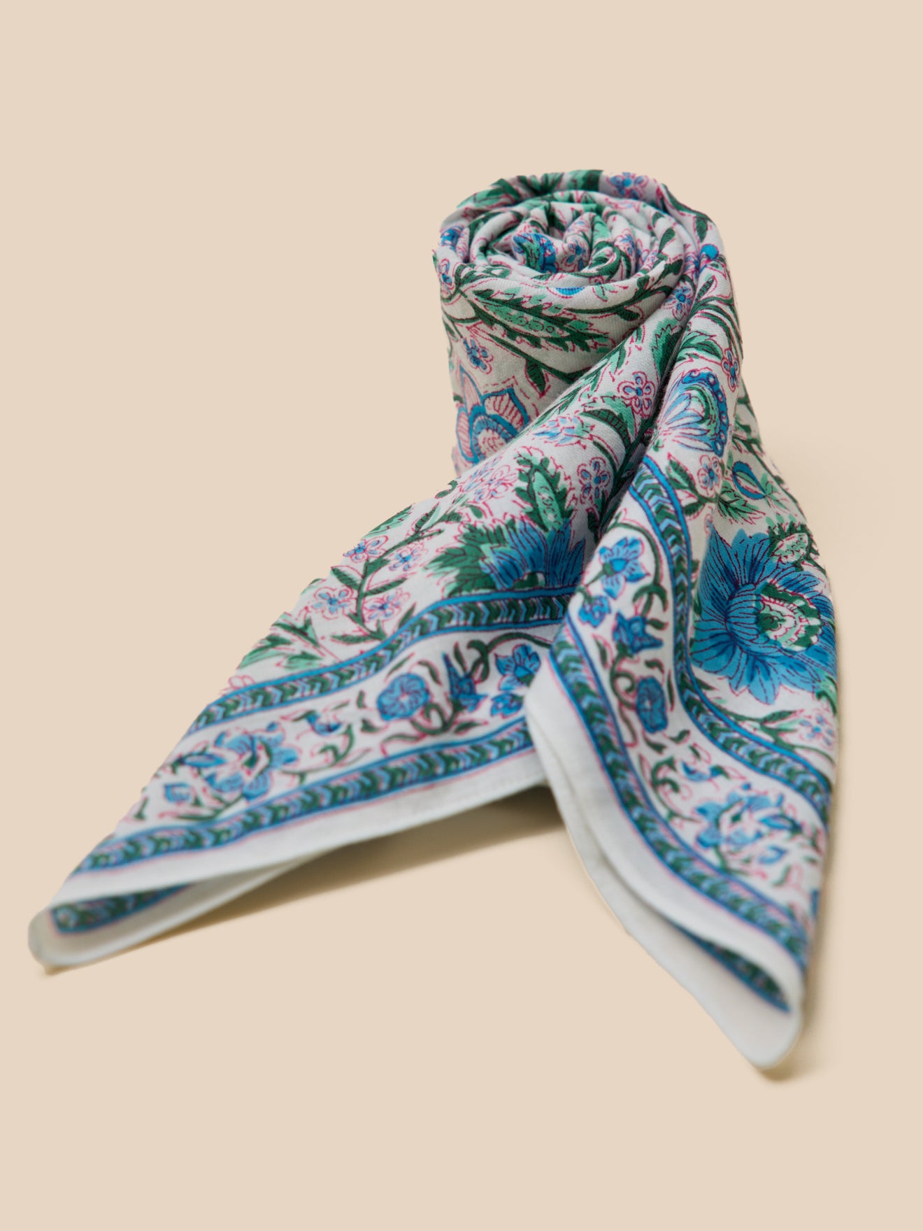 Foulard imprimé indien femme