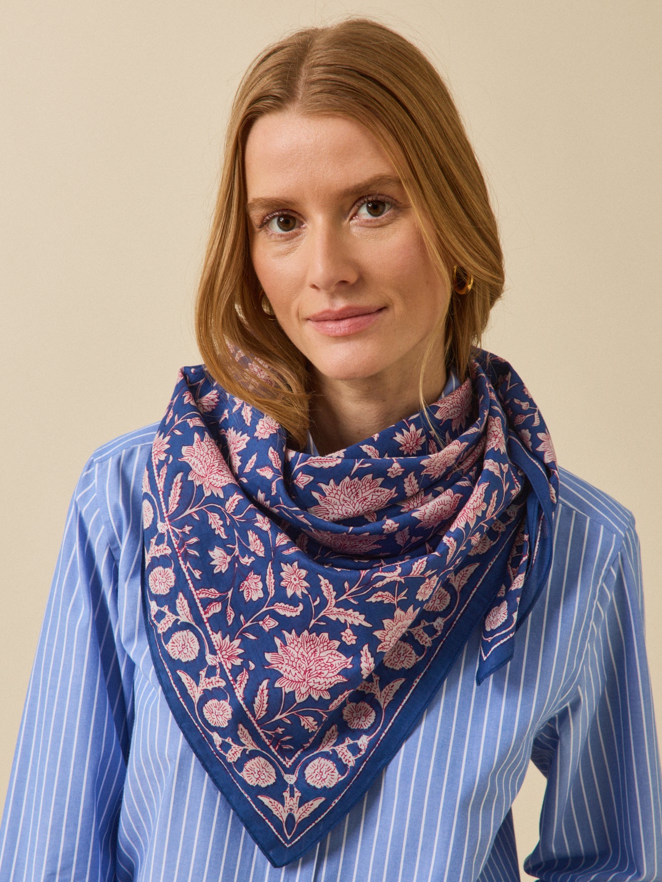 Foulard imprimé indien femme