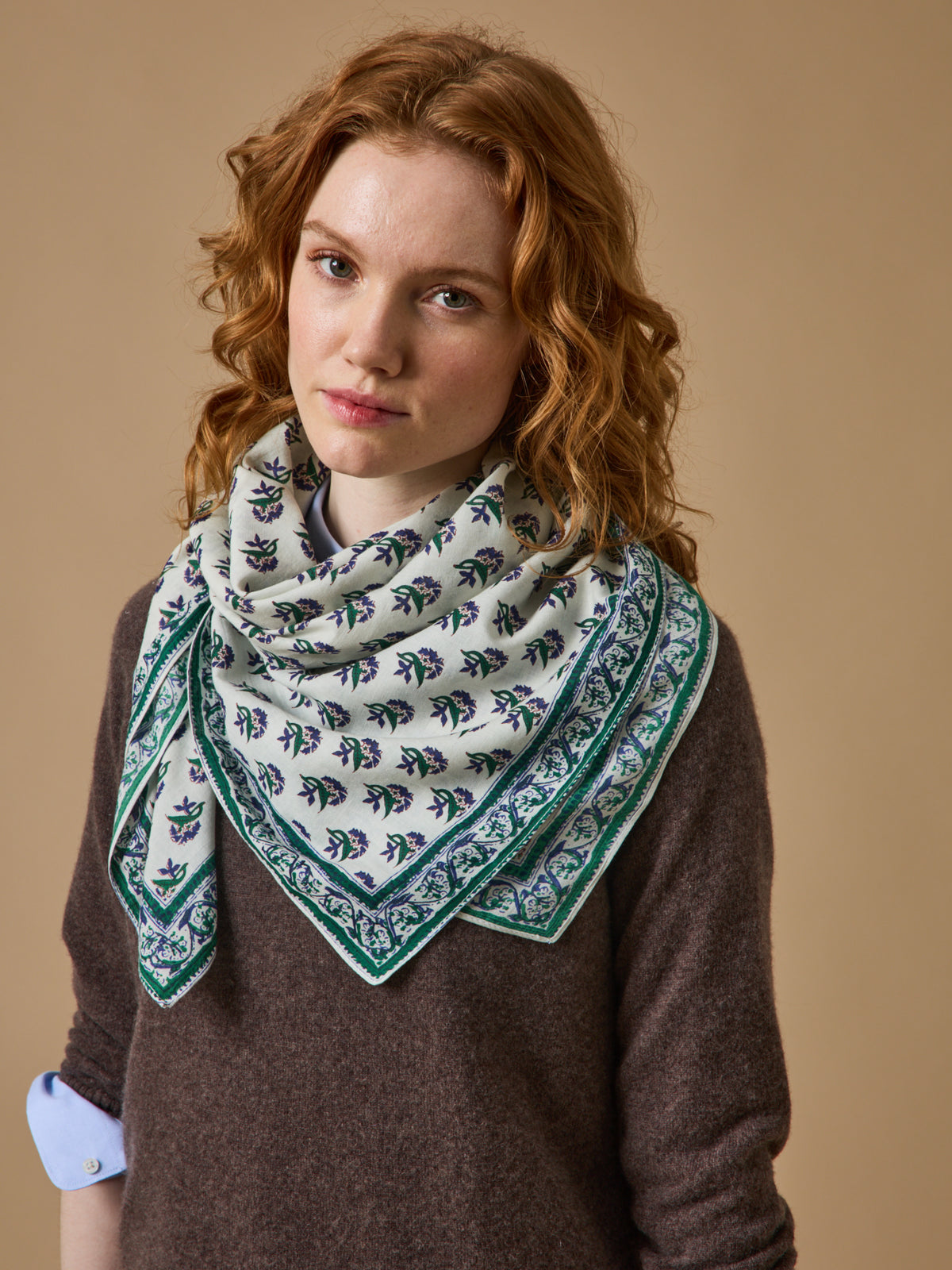 Foulard imprimé femme