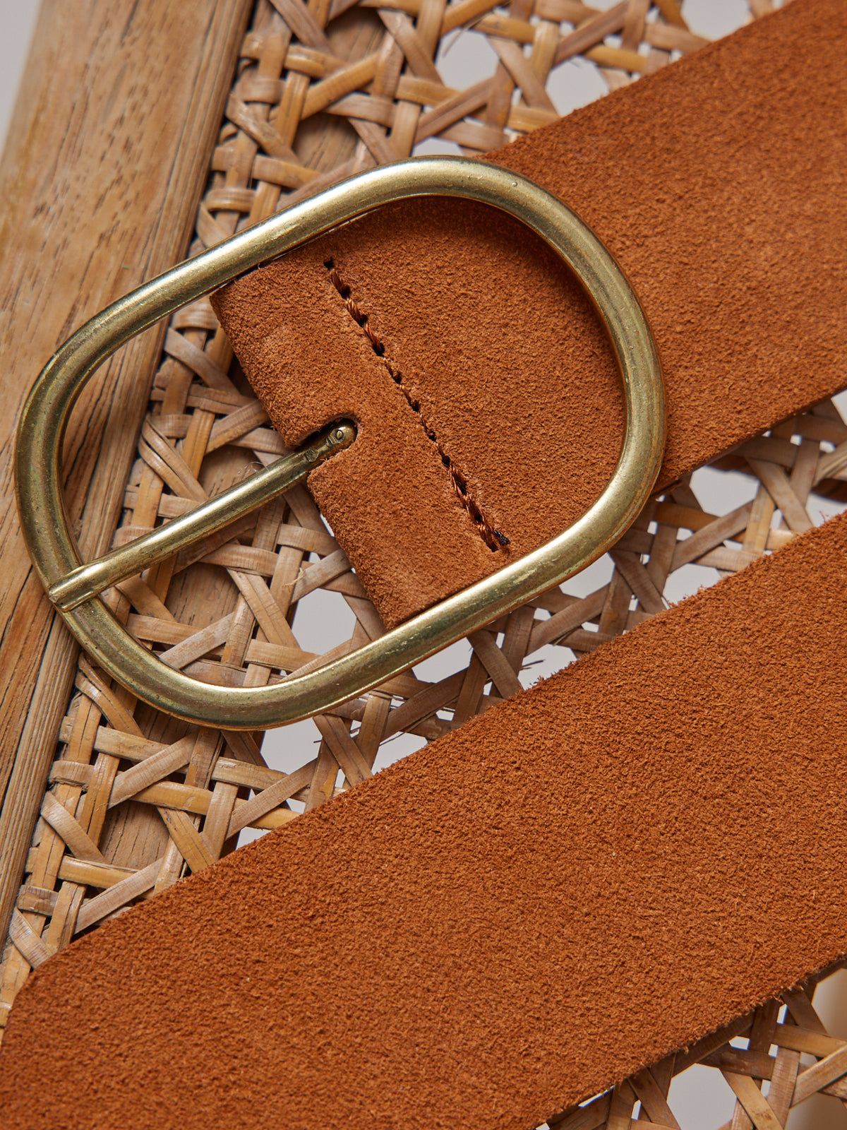 Ceinture cuir suédé femme