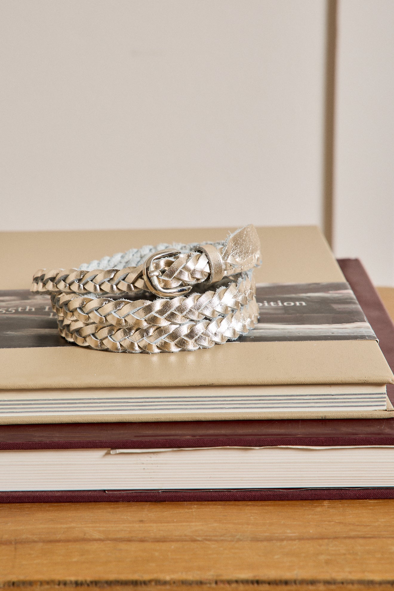 Geflochtener Damengürtel aus Leder