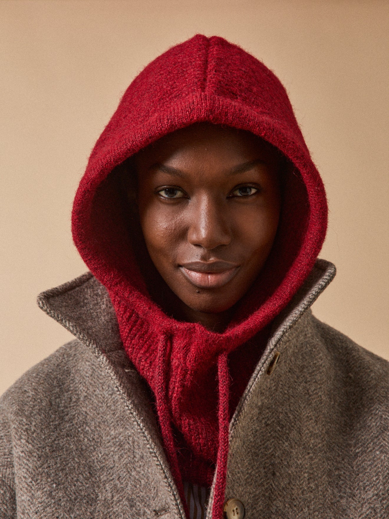 Damen Oversize-Kapuzenmütze