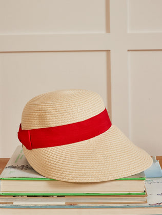 Chapeau cloche paille femme