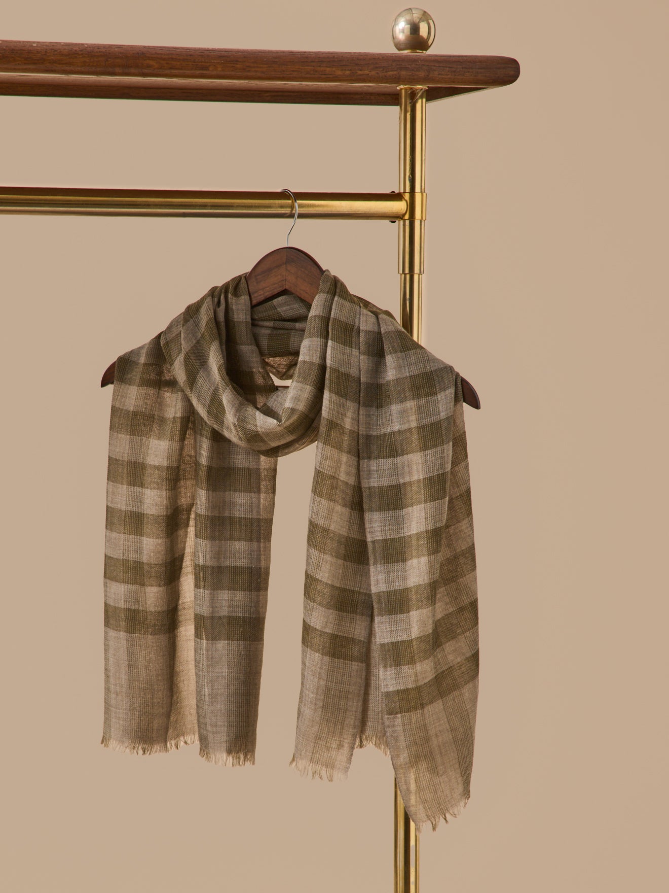 Écharpe twill carreaux adulte