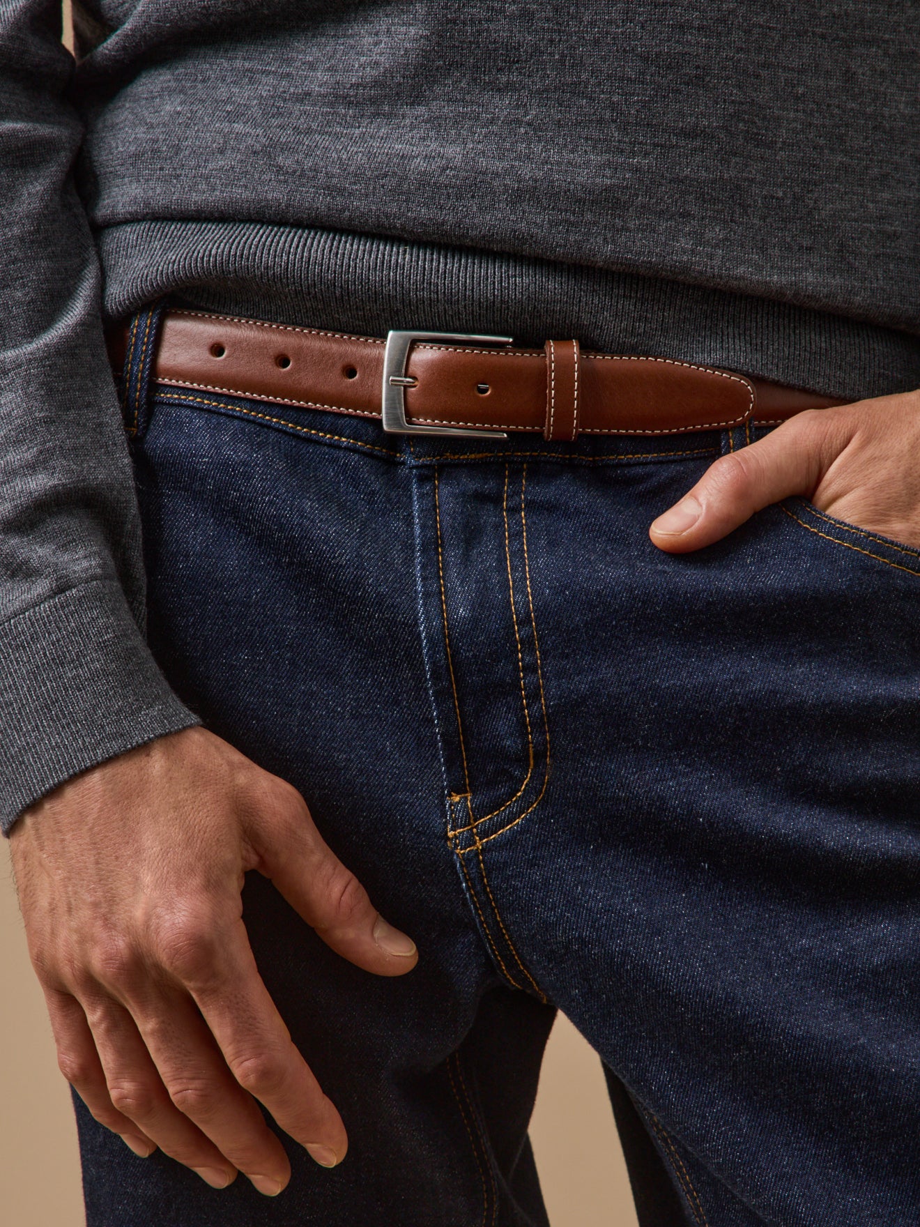 Herrengürtel aus Leder