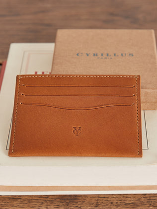 Porte-cartes en cuir souple - Collection Maroquinerie Cyrillus