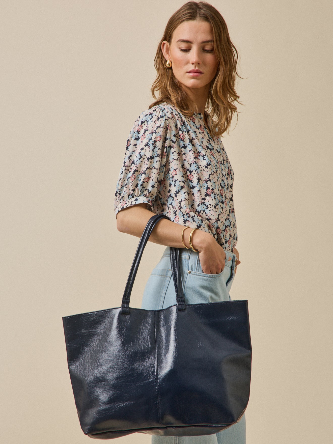 Damen-Shopper aus Vinyl