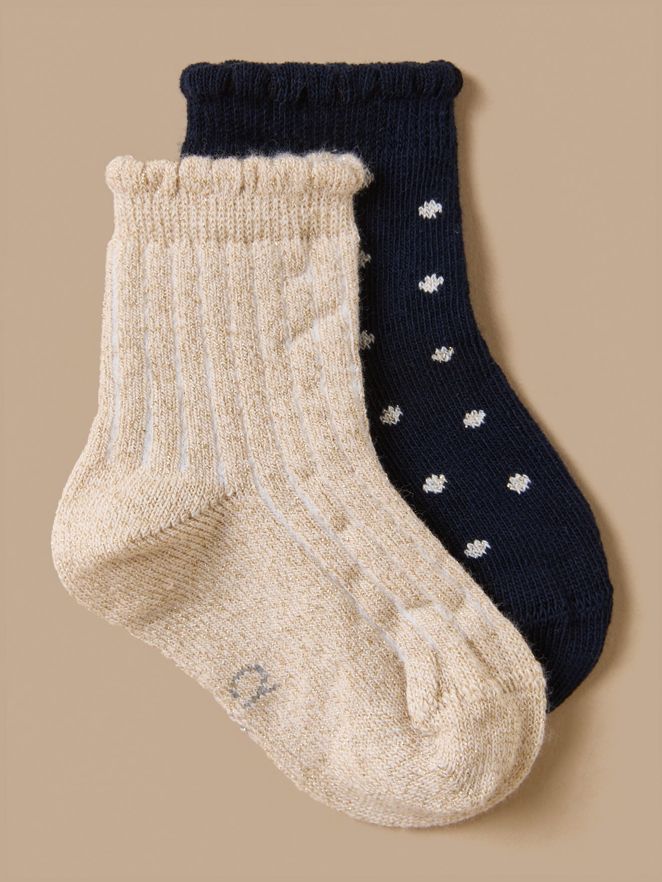 Lot de 2 paires de chaussettes de fête Bébé