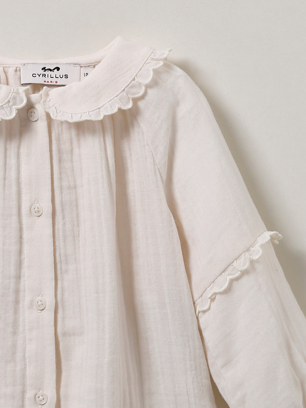 Blouse en gaze de coton Bébé - Coton biologique