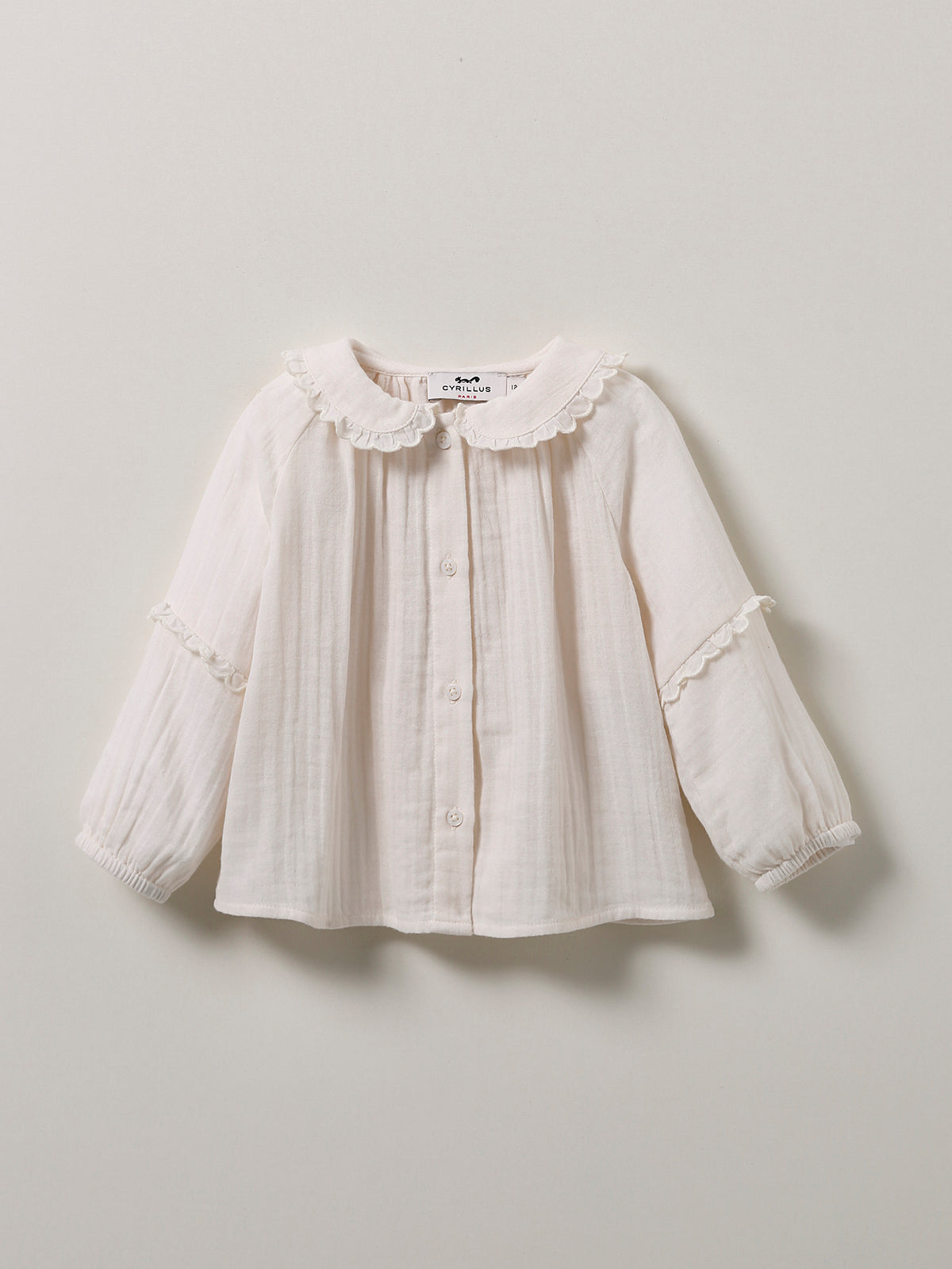 Babybluse aus Baumwoll-Gaze - Bio-Baumwolle