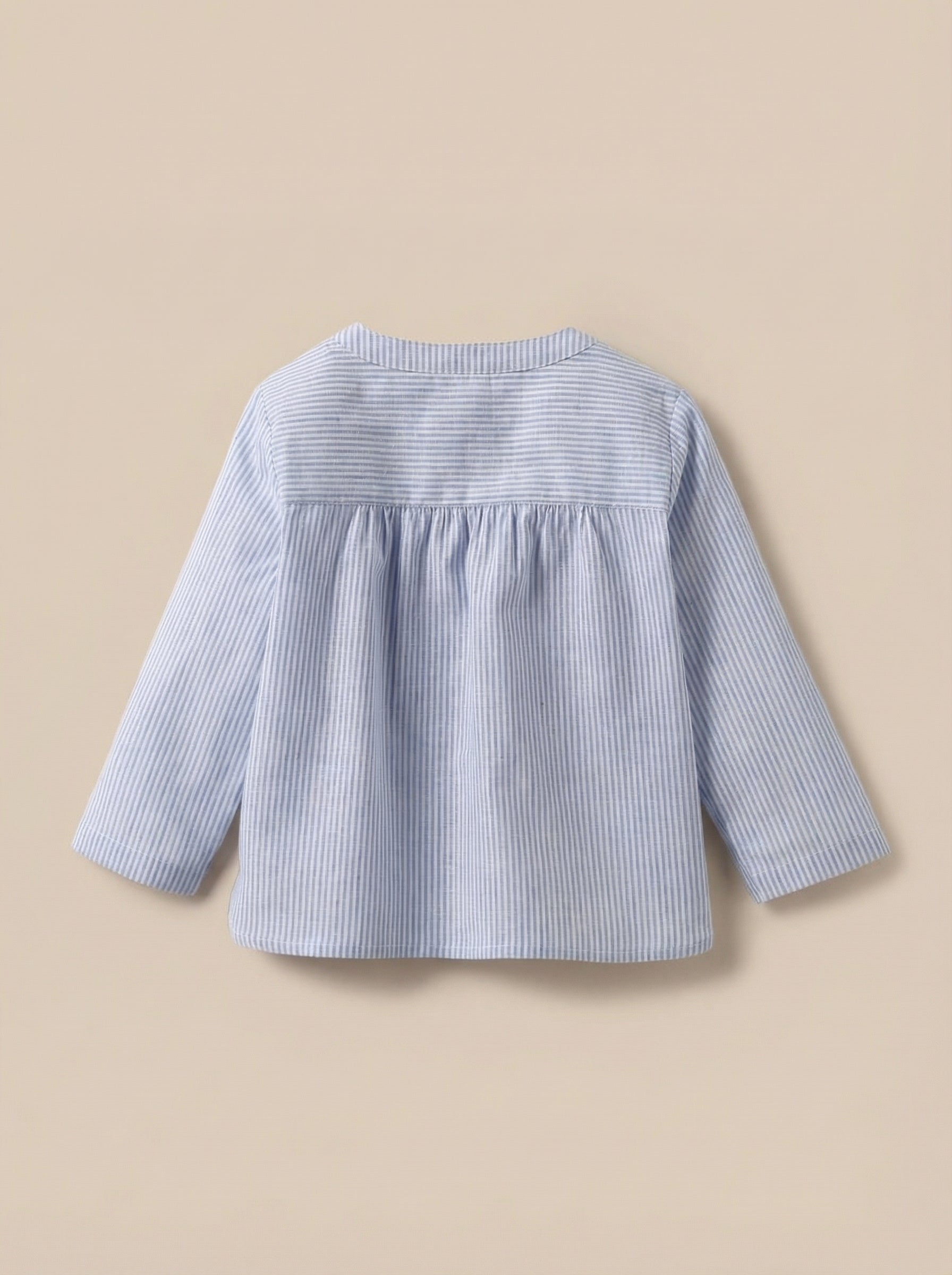 Chemise rayée en lin et coton Bébé