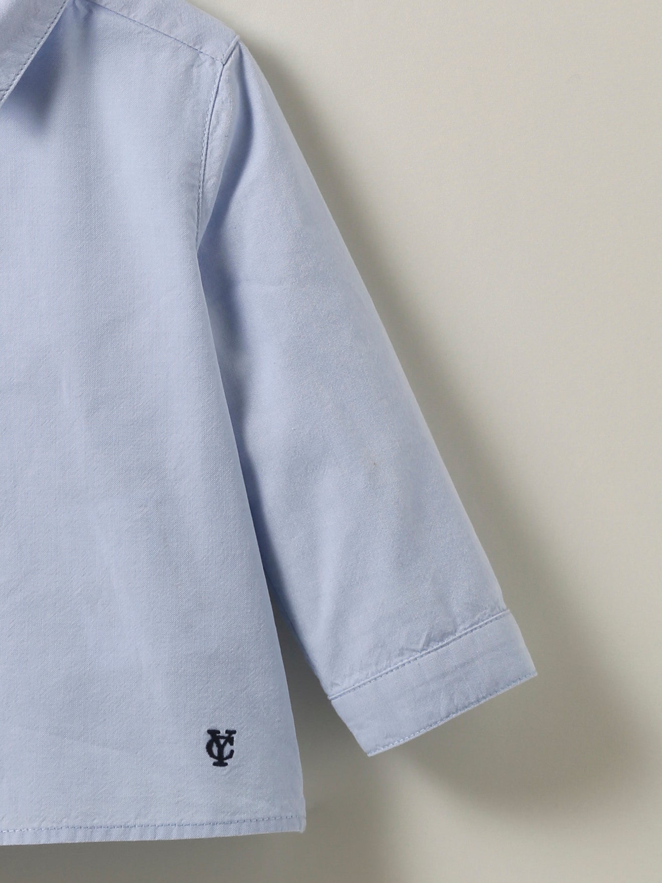 Babyhemd aus Oxford-Stoff – Bio-Baumwolle