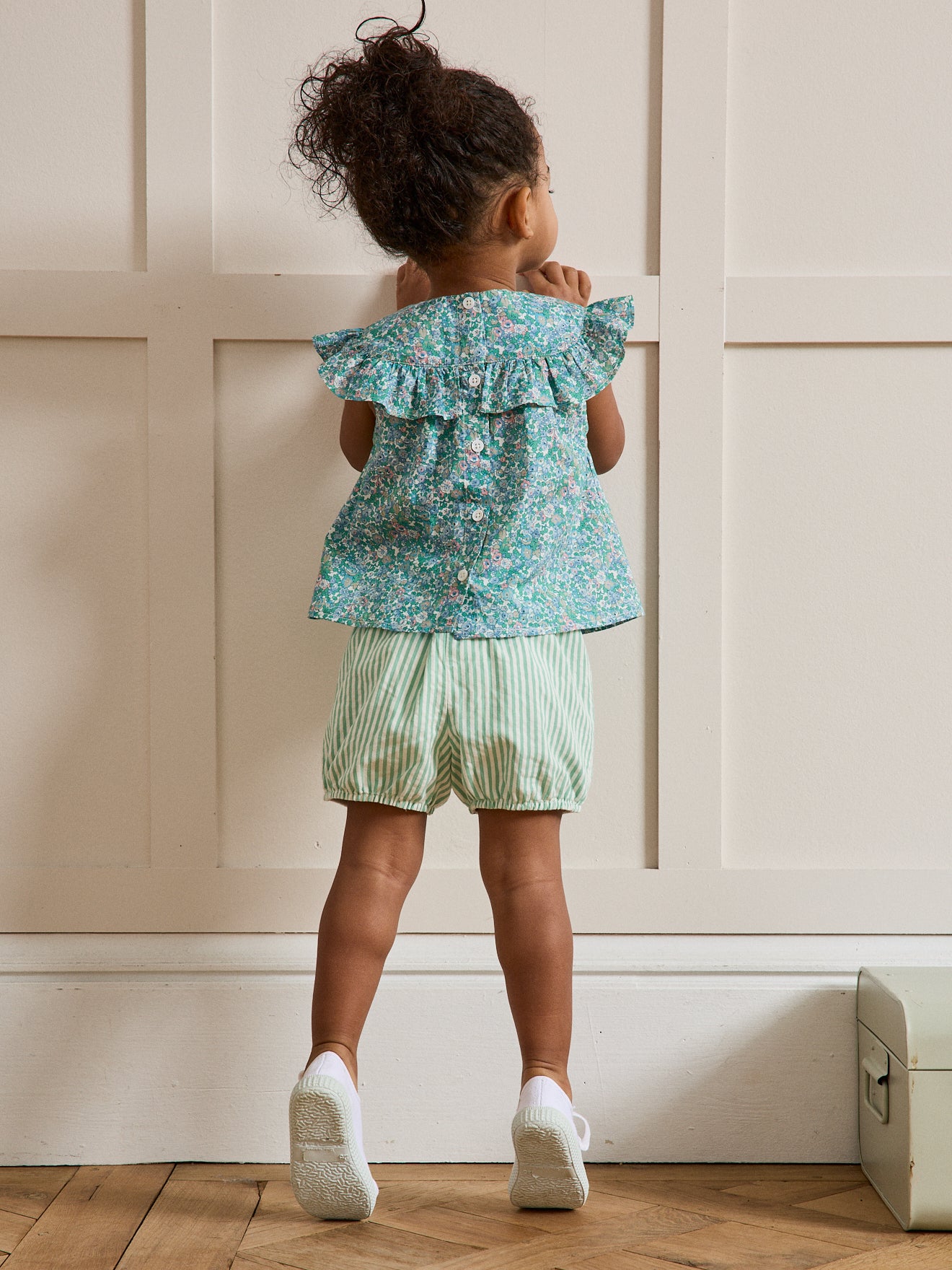 Top en tissu Liberty Harriet bébé