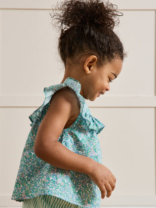 Baby-Top aus Liberty®-Stoff « Harriet »