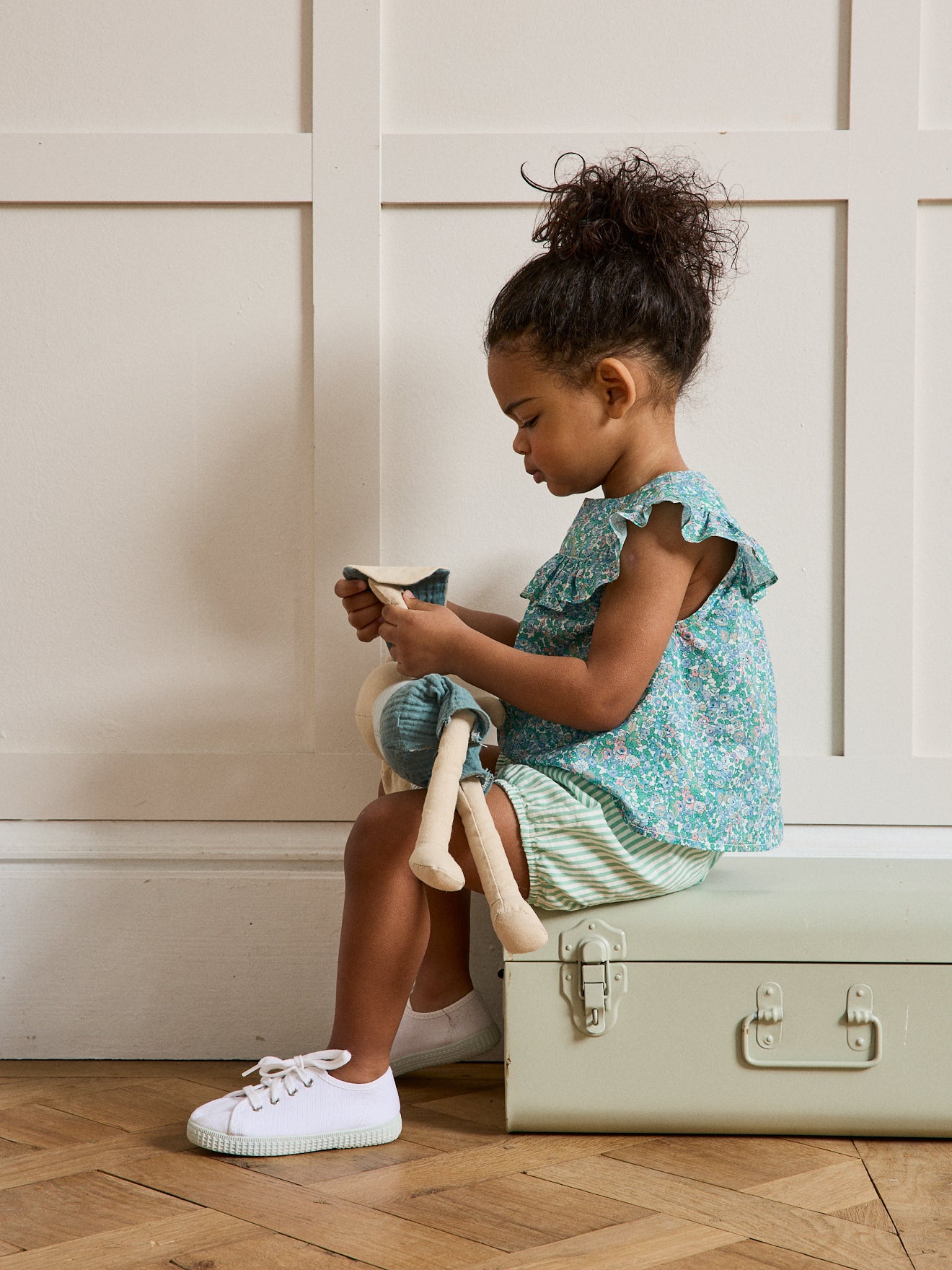 Top en tissu Liberty Harriet bébé