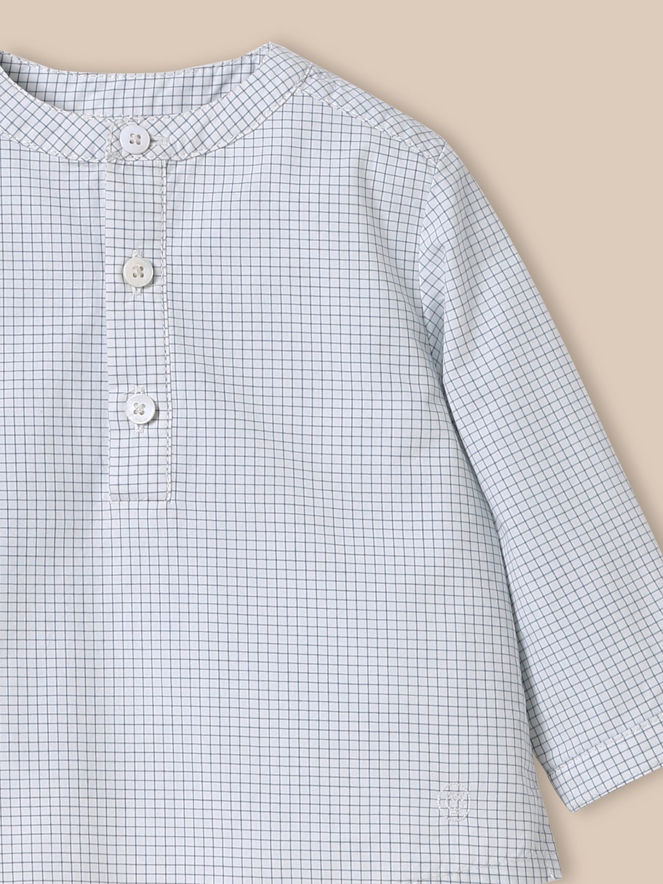 Babybluse mit Karomuster