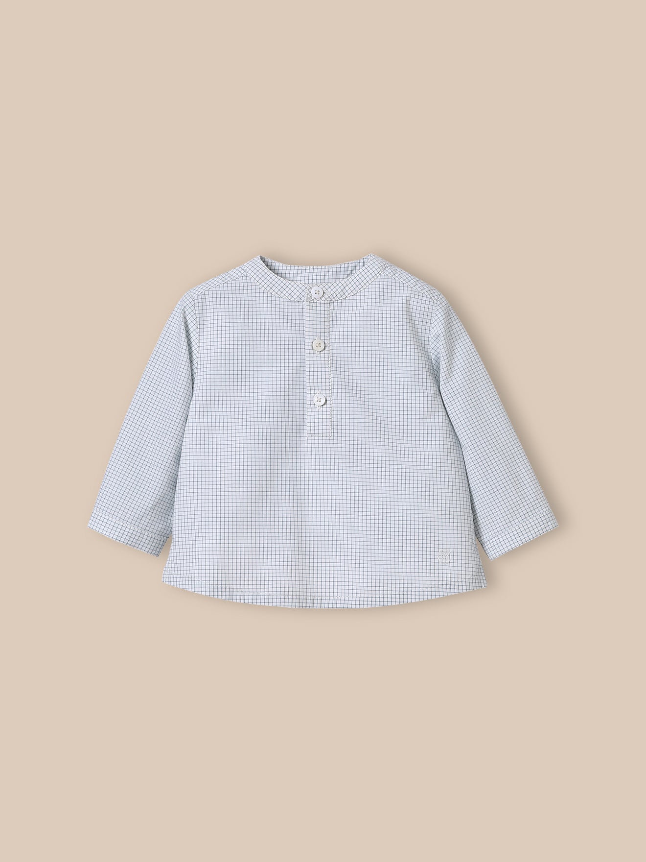 Babybluse mit Karomuster