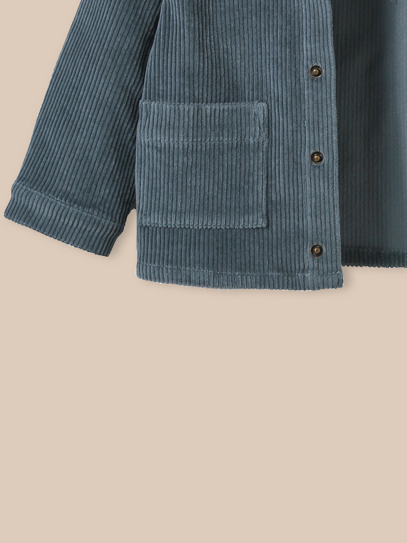 Baby-Overshirt aus Cordsamt