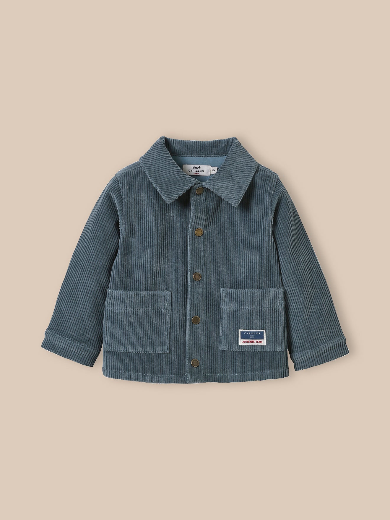 Baby-Overshirt aus Cordsamt