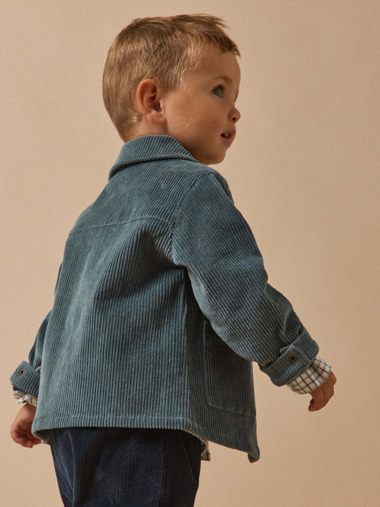 Baby-Overshirt aus Cordsamt