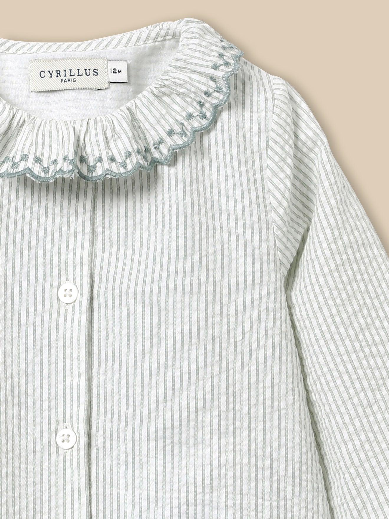 Blouse col brodé Bébé