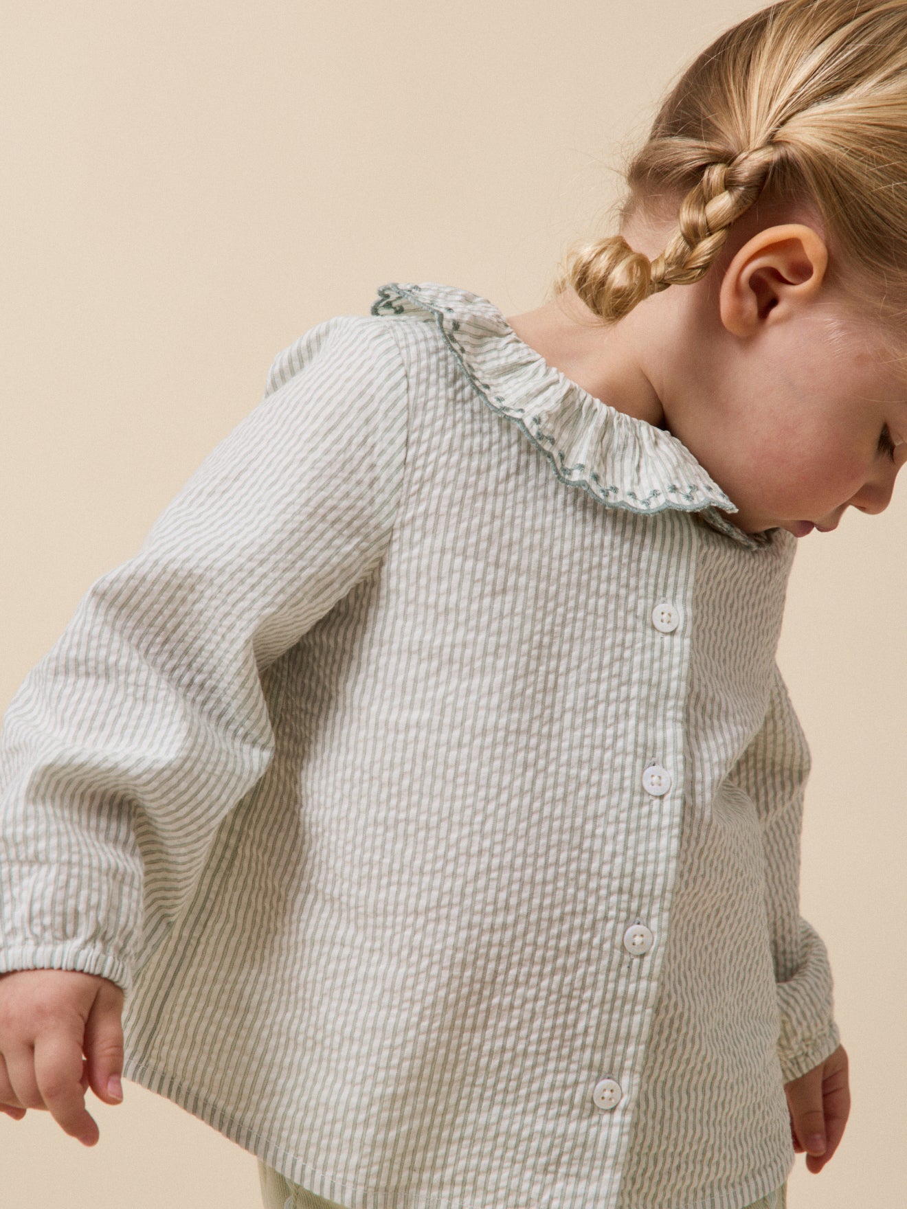 Blouse col brodé Bébé