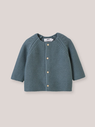 Gilet Bébé en laine et coton bio