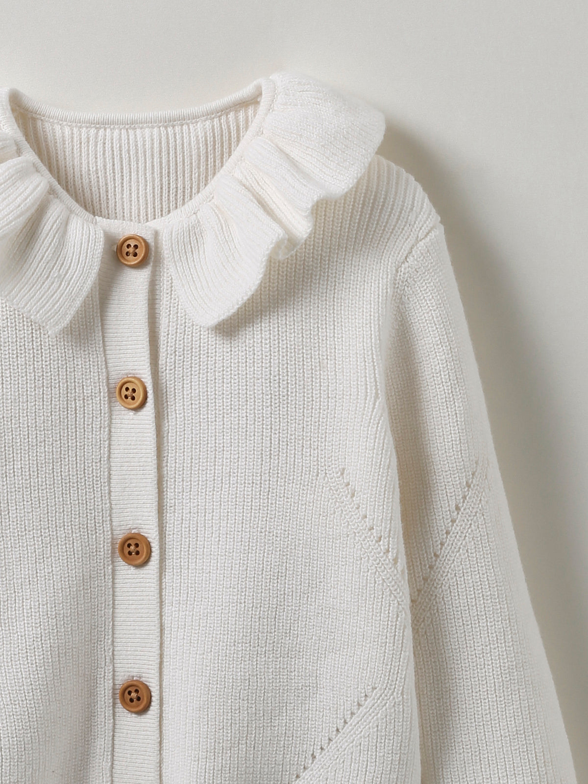 Baby-Cardigan - Bio-Baumwolle und Wolle