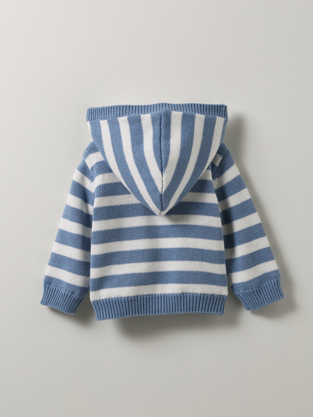 Baby-Cardigan mit Kapuze – Bio-Baumwolle