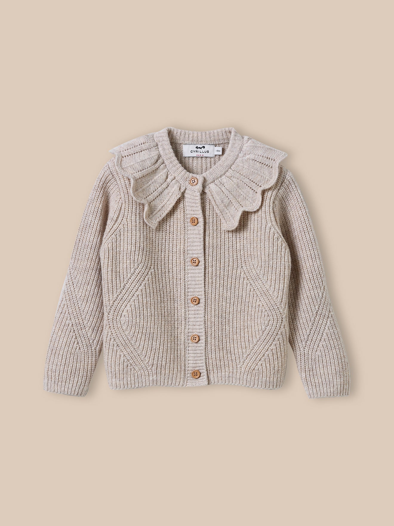 Baby-Cardigan aus Wolle