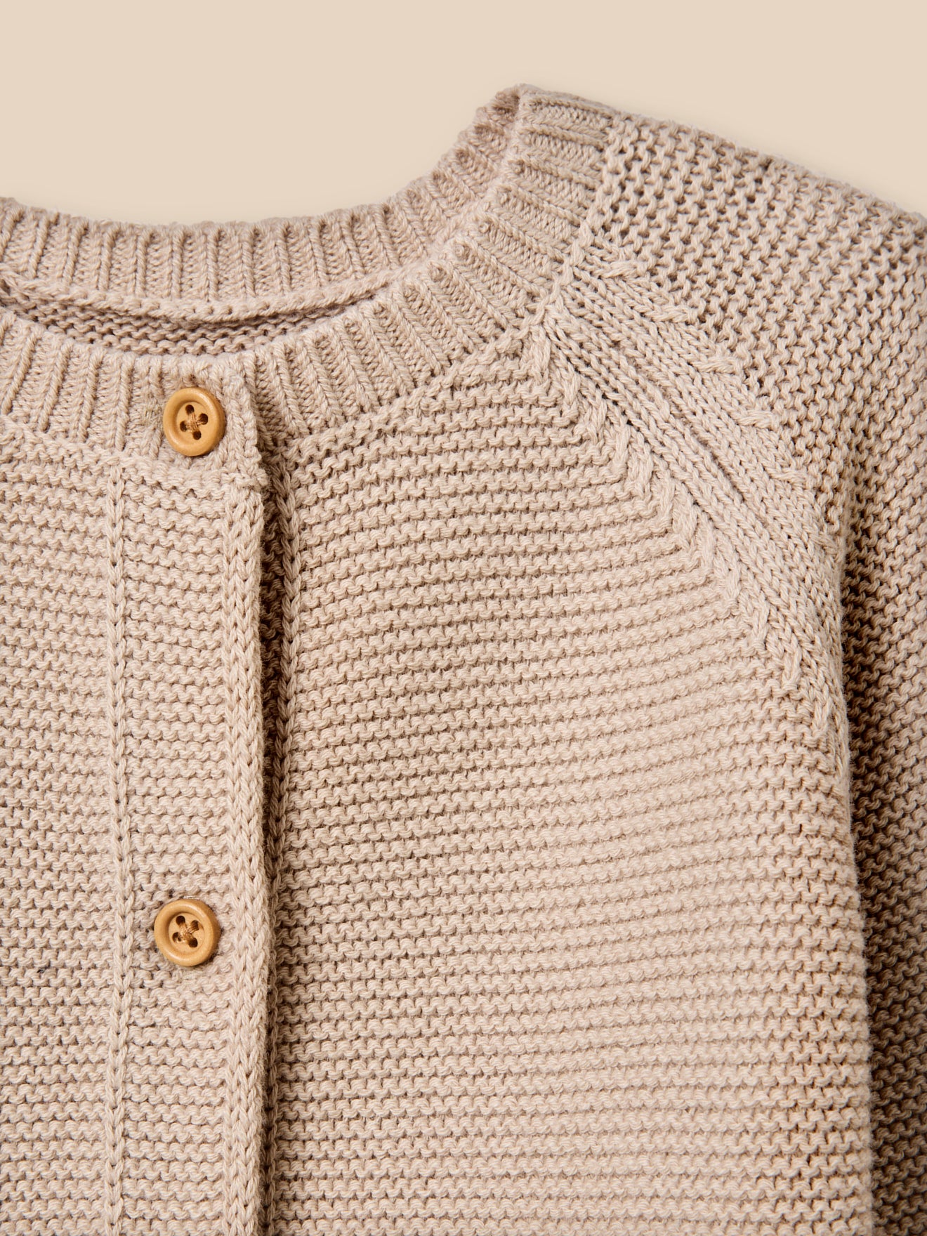 Strickjacke, Baby - Bio-Baumwolle
