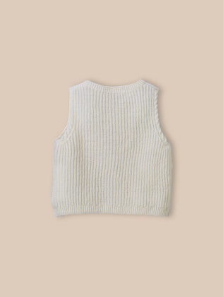 Gilet sans manches Bébé laine et mohair