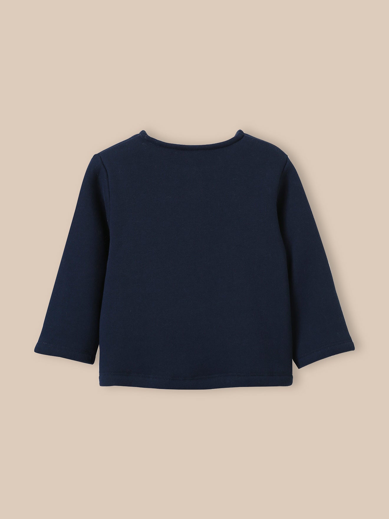 Baby-Cardigan aus Sweatstoff – Bio-Baumwolle