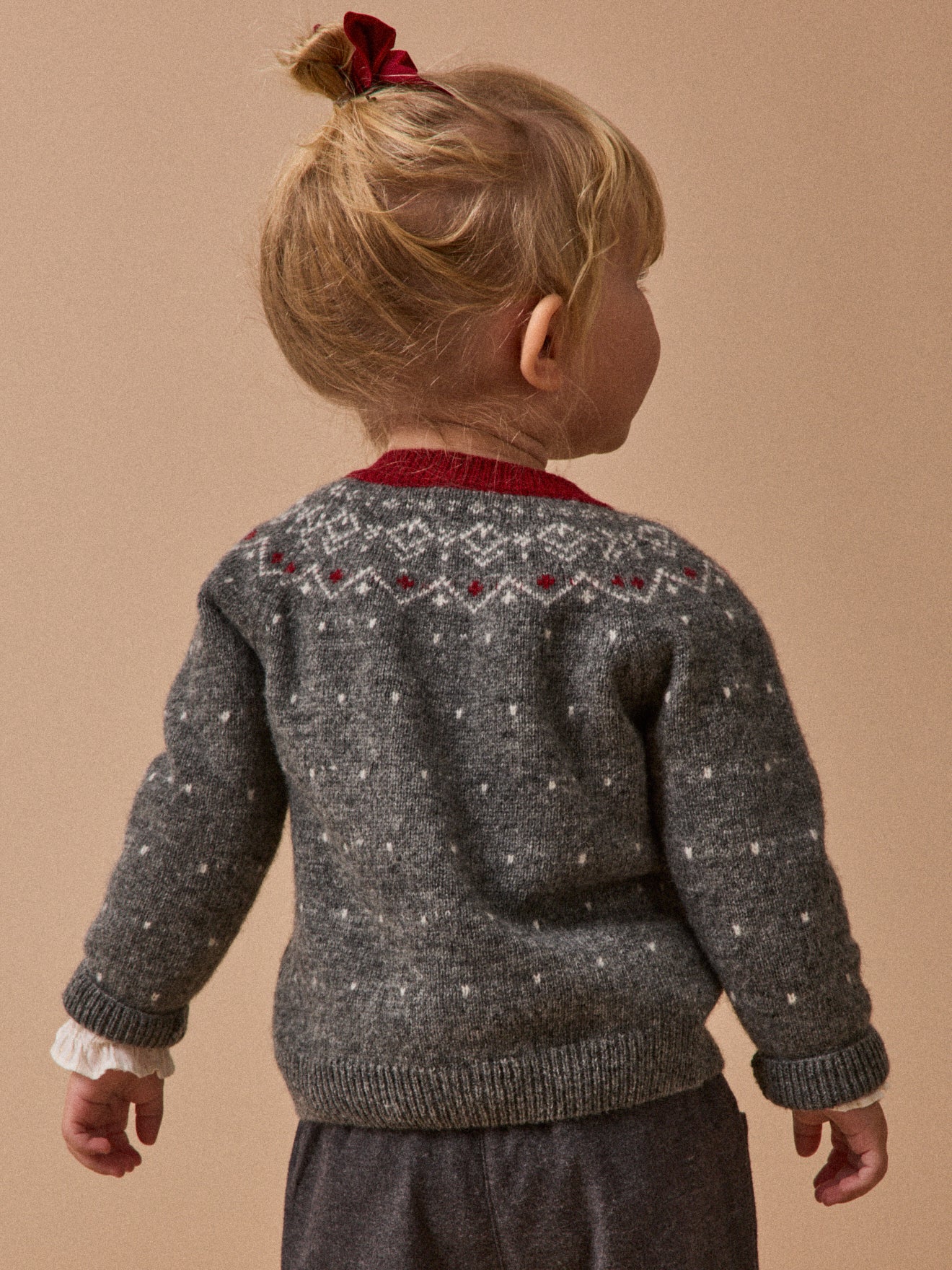 Baby-Cardigan mit Jacquard-Muster