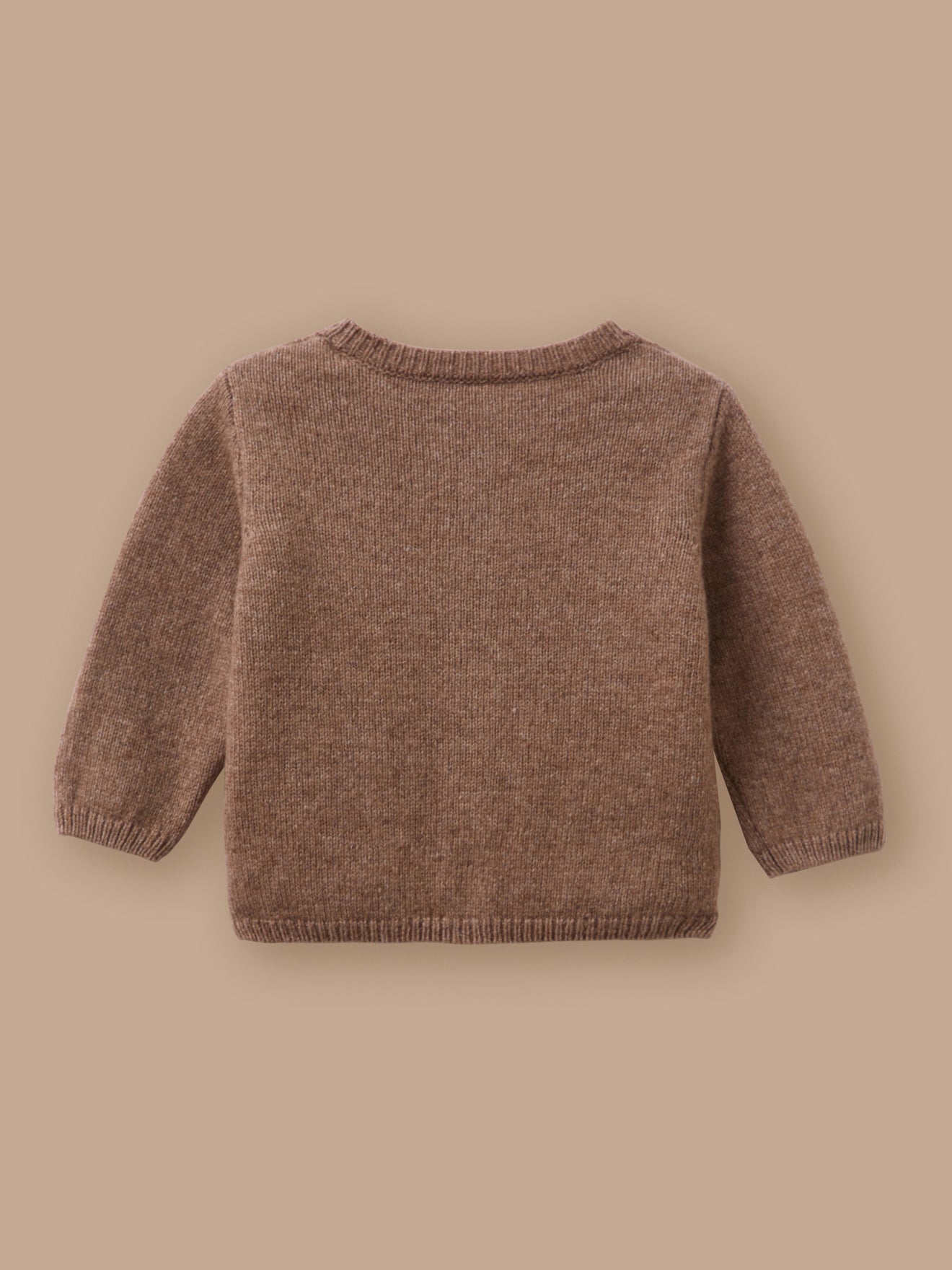 Baby-Cardigan mit Wolle