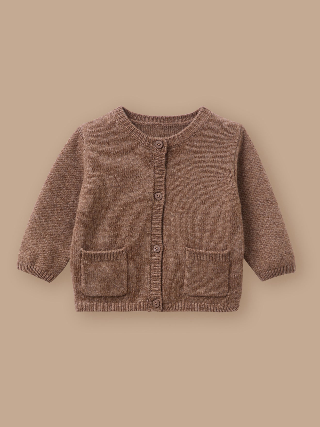 Baby-Cardigan mit Wolle