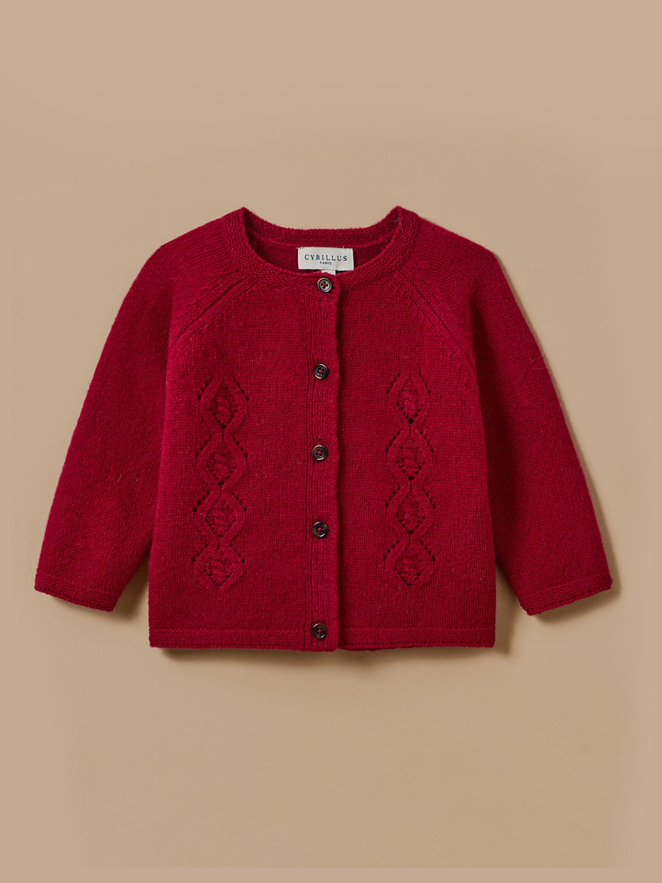 Baby-Cardigan aus Merinowolle