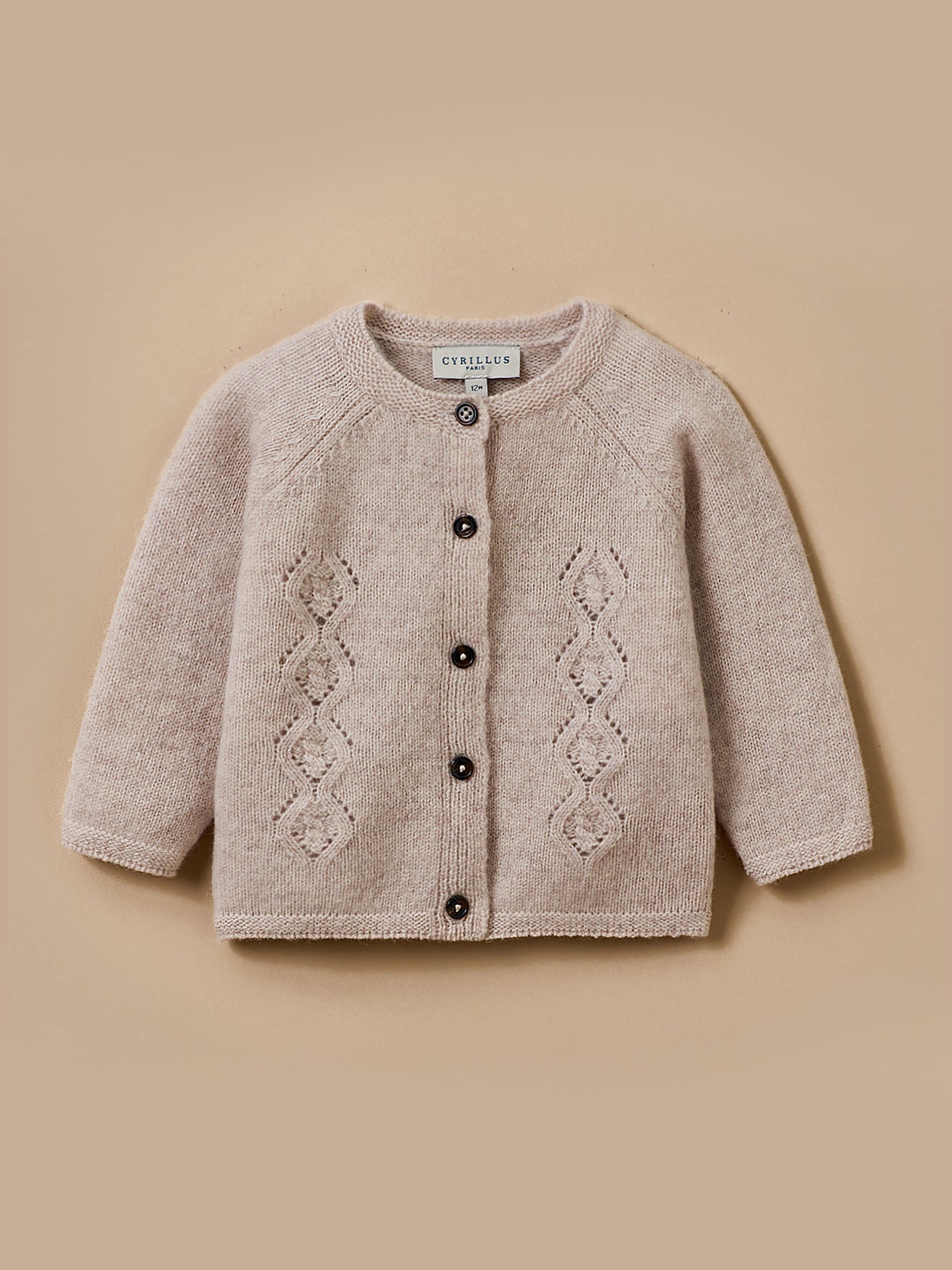Baby-Cardigan aus Merinowolle