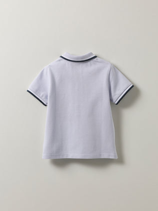 Baby-Poloshirt, Pikeestrick - Bio-Baumwolle