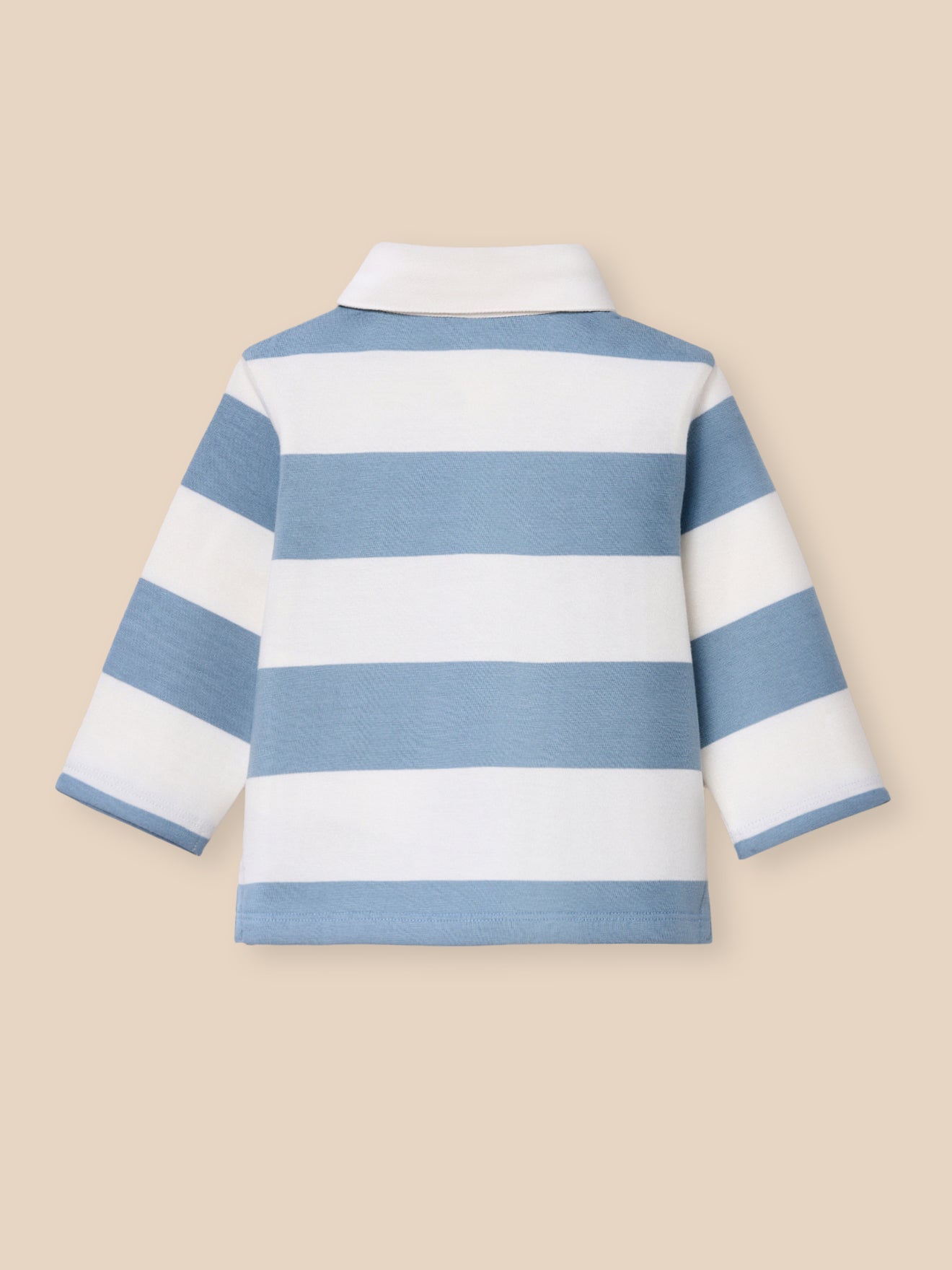 Rugby-Poloshirt, Baby - Bio-Baumwolle