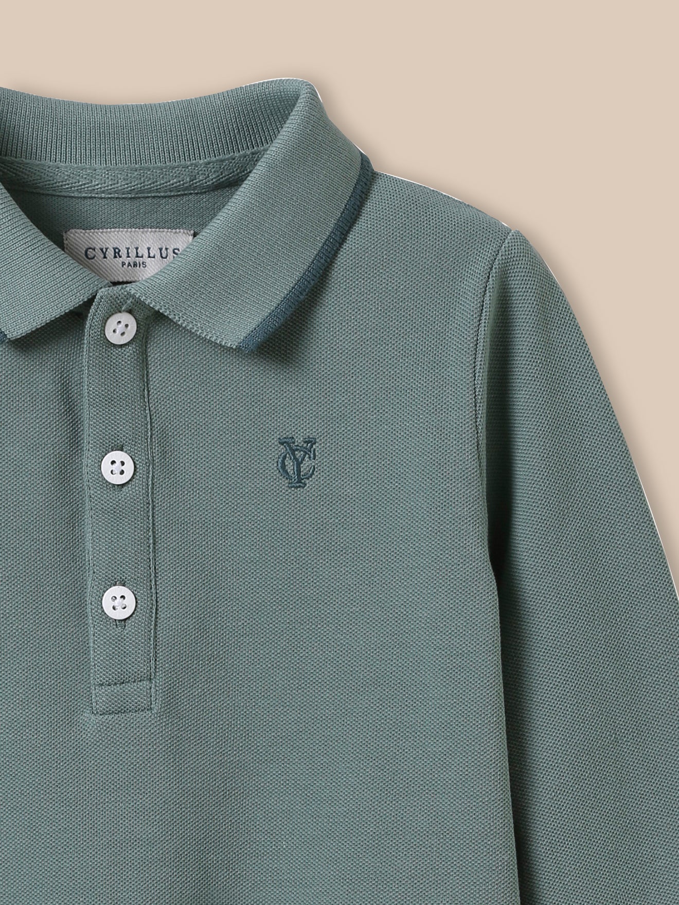 Baby-Polo aus Piqué-Strick – Bio-Baumwolle