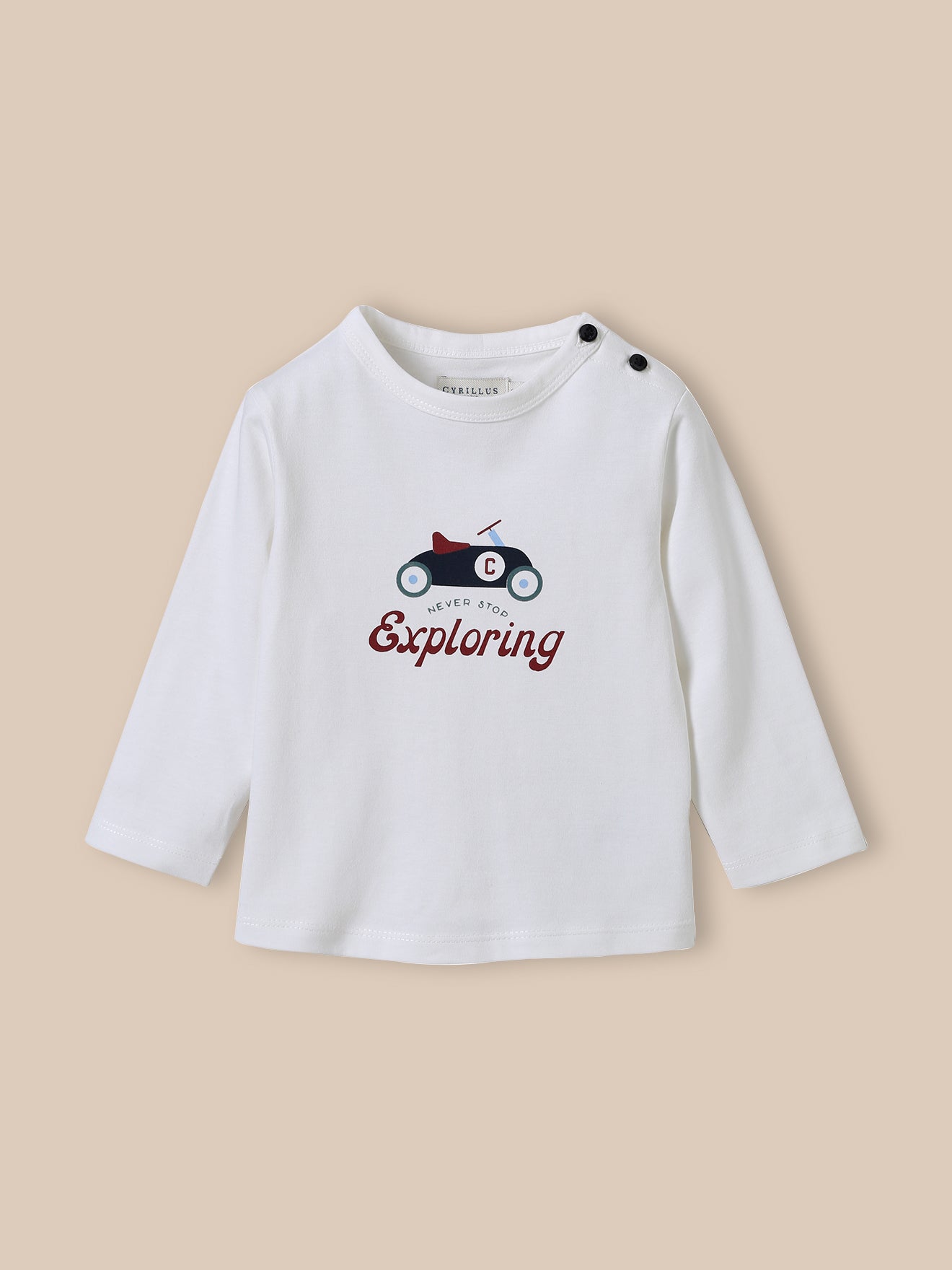 Baby-T-Shirt mit Print – Bio-Baumwolle