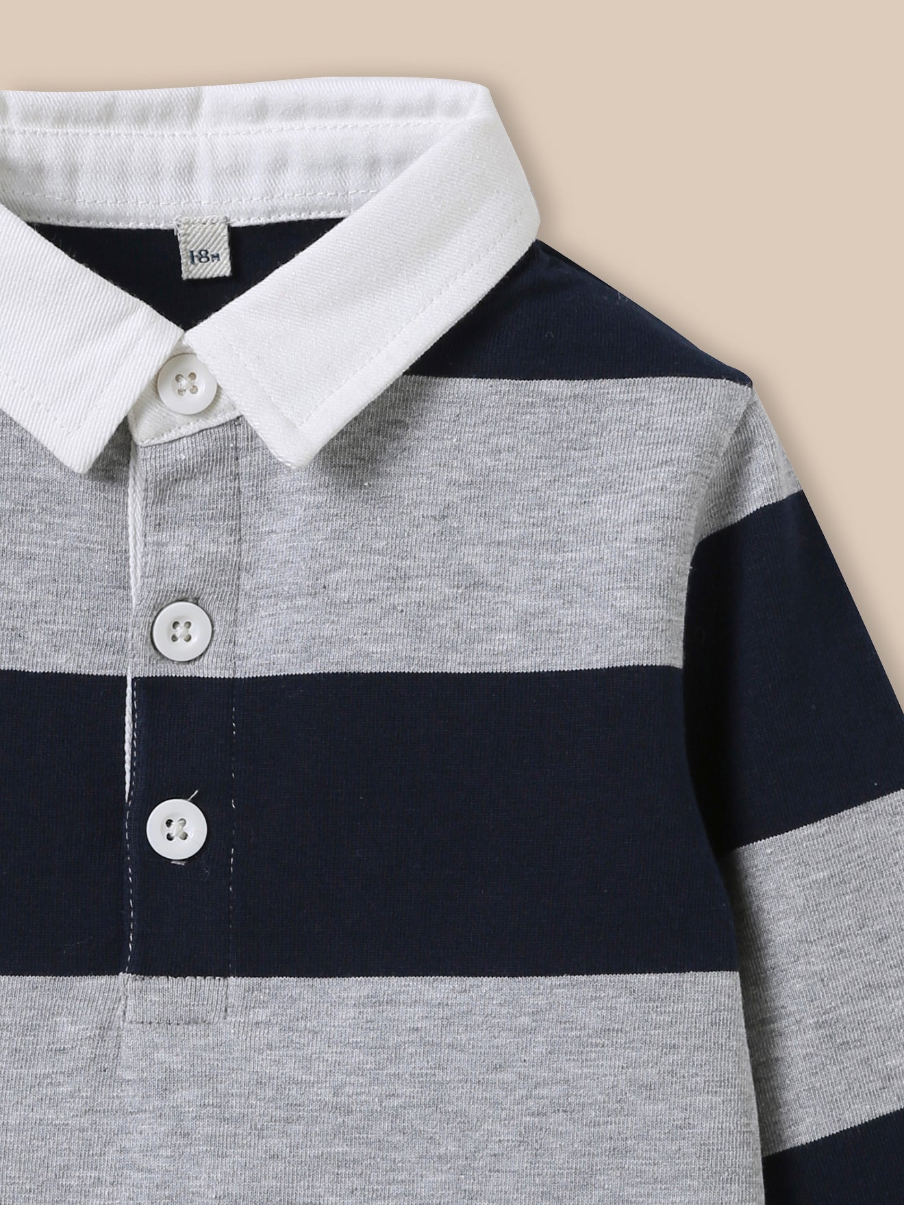 Baby-Rugbyshirt – Bio-Baumwolle