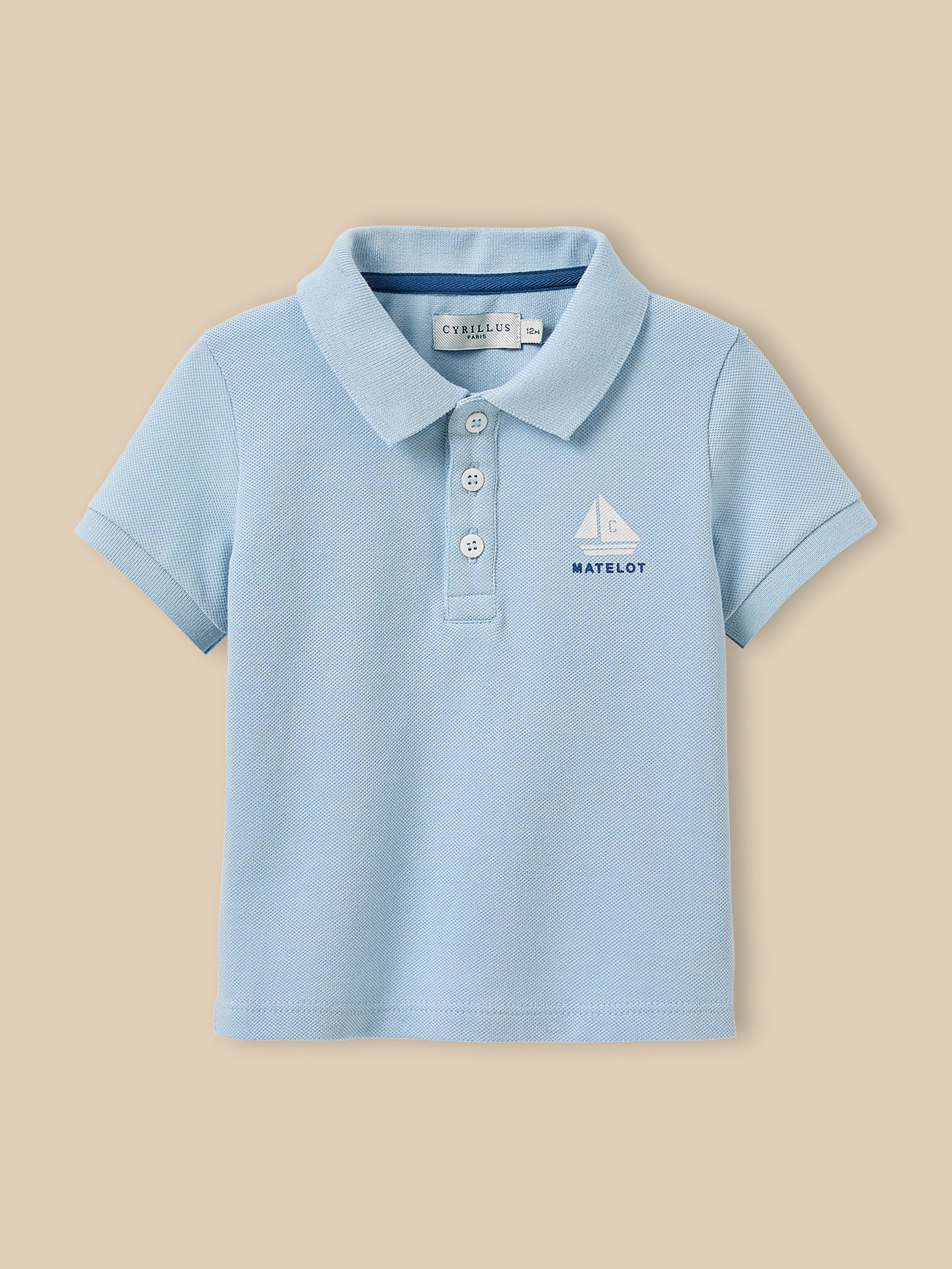 Polo-Shirt, Baby, aus Pikeestrick - Bio-Baumwolle