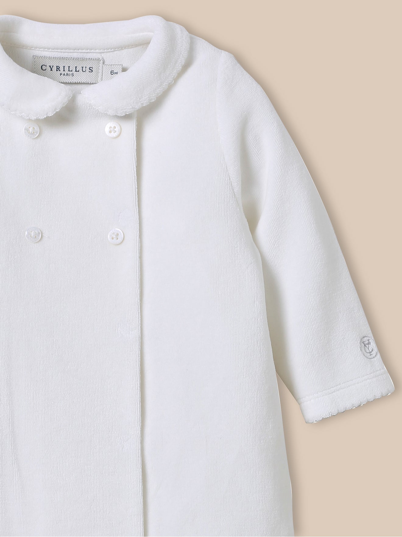 Babystrampler aus Velours