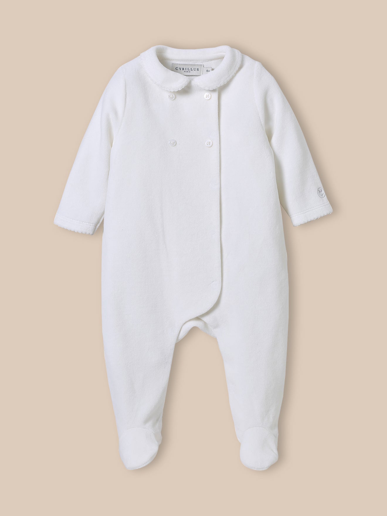 Babystrampler aus Velours