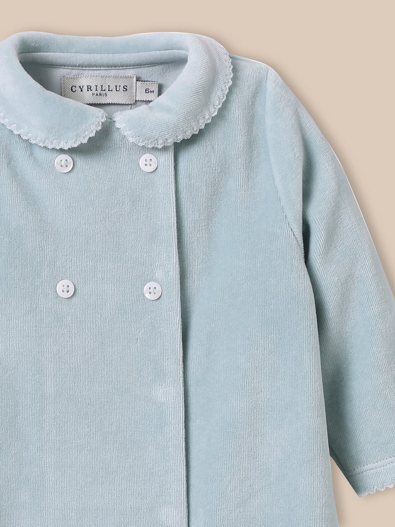 Babystrampler aus Velours