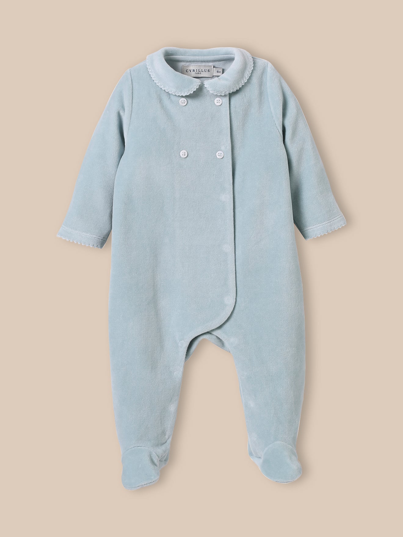 Babystrampler aus Velours